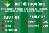 Real Betis soccer camps en Estados Unidos