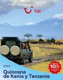 'Quincena de Kenia y Tanzania', la nueva campana de TUI con hasta un 10% de descuento