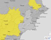 Meteorologa emite aviso amarillo por lluvias (hasta 15 litros por metro cuadrado en una hora) y tormentas hoy en el Noroeste