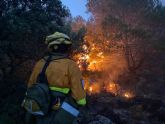 Controlado incendio en la Sierra del Carche y sigue activo el de la Sierra de la Pila