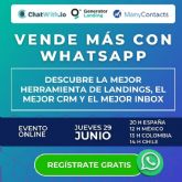 GeneratorLanding presenta el Summit sobre ventas por WhatsApp usando Inteligencia Artificial