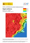 El nivel de riesgo de incendio forestal previsto para hoy mircoles, 12 de julio, es extremo en casi toda la Regin