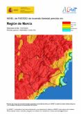 El nivel de riesgo de incendio forestal previsto para hoy martes, 18 de julio, es EXTREMO en el interior y muy alto o alto en el litoral