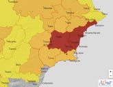 Meteorología mantiene aviso por temperaturas de hasta 44º C hoy y añade aviso por tormentas con rachas de viento muy fuerte para esta tarde