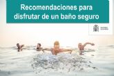 Sanidad traslada a la población las recomendaciones para disfrutar de un baño seguro durante el verano