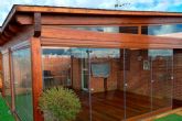 Corte de tableros, porches de madera y prgolas de madera, en Semasa