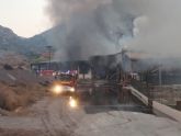 Incendio en una planta de gestin de residuos del Valle de Escombreras, Cartagena