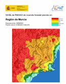 Riesgo de incendio forestal en la Regin de Murcia