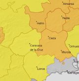 Aviso amarillo y naranja por altas temperaturas para hoy en la Región de Murcia