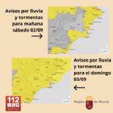 Meteorologa mantiene aviso de lluvias de hasta 25 litros en una hora y tormentas a partir de esta tarde y hasta el domingo