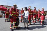 Robles agradece en Zaragoza la intervención de la UME en las tareas de rescate tras el terremoto de Marruecos