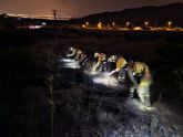 Extinguido el incendio forestal declarado la pasada noche entre El Beal y LLano de Beal, Cartagena