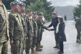 Robles visita en Pontevedra la Brigada Galicia VII, que participa en un ejercicio de la OTAN en Eslovaquia