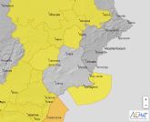 La Agencia Estatal de Meteorología informa sobre fenómenos adversos de nivel amarillo en la Región de Murcia