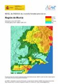 La Aemet informa del nivel de riesgo de incendio forestal para hoy en la Regin de Murcia