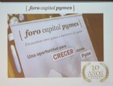 Foro Capital Pymes cierra la celebracin de su dcimo aniversario habiendo canalizado, en total, ms de 60 millones de euros a PYMES y Scaleups