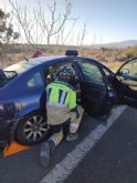 Servicios de emergencias atienden a tres heridos en un accidente de trfico en Molina de Segura