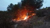 Conato de incendio forestal en la subida al Monte San Julin en Cartagena