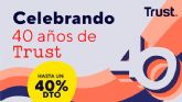 Trust celebra su 40 aniversario con descuentos del 40% en la plataforma Elevate