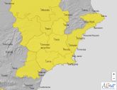 Meteorología advierte de rachas de viento de hasta 70 km/h mañana martes en toda la Región (aviso amarillo)