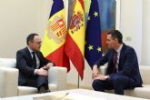 El presidente del Gobierno recibe en Moncloa al Cap de Govern de Andorra