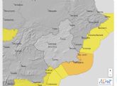 La Agencia Estatal de Meteorología ha actualizado su aviso de fenómenos meteorológicos adversos nivel NARANJA en la Región de Murcia