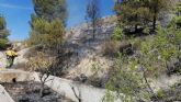 Conato de incendio forestal en el Cabezo de Los Frailes en Calasparra