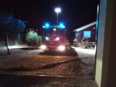 Incendio del garaje de una vivienda en Aledo