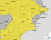 Meteorología mantiene sus avisos para hoy por lluvia hasta 25 litros por metro cuadrado en una hora y por tormentas