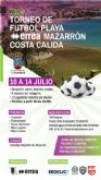 Mazarrón se prepara para el Torneo de Fútbol Playa Costa Cálida