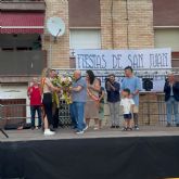 Arrancan las Fiestas del Barrio San Juan con la imposición de la banda a la nueva madrina
