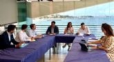 La consejera de Turismo, Cultura, Juventud y Deporte celebra su Consejo de Direccin con vistas al Mar Menor, en Santiago de la Ribera