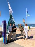 Un total de 25 banderas, 11 'Q' de Calidad , 11 'S' de Sostenibilidad y 3 banderas azules , ondearn este verano en las playas de San Javier