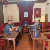 Reunión de coordinación entre la Policía Local y la Guardia Civil en Mula