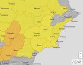 Avisos por fenómenos adversos de nivel amarillo por altas temperaturas en la Región de Murcia