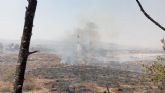 Extinguido el incendio forestal declarado en paraje las Majallanas de Purias, Lorca