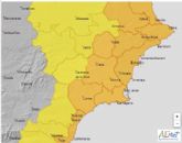 Meteorologa emite aviso de fenmeno adverso nivel naranja por lluvias que pueden llegar a los 30 litros en una hora y tormentas