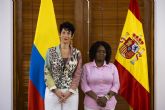 Elma Saiz y la vicepresidenta de Colombia, Francia Márquez, se reúnen para hablar sobre inclusión y políticas de igualdad