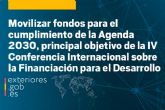 Movilizar fondos para el cumplimiento de la Agenda 2030, principal objetivo de la IV Conferencia Internacional sobre la Financiación para el Desarrollo