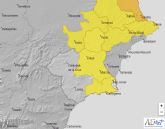 Meteorologa advierte de lluvia (hasta 20 litros por metro cuadrado en una hora) y tormentas para hoy en Altiplano, Vega del Segura y Campo de Cartagena