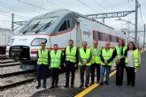 Óscar Puente supervisa la renovación de los trenes Alaris que reforzarán el servicio entre Zaragoza, Pamplona y Logroño