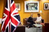 Daz abre una nueva etapa de cooperacin bilateral con la ministra britnica de Trabajo de Reino Unido