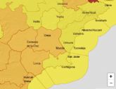 Alerta por lluvias, tormentas y fenómenos costeros en la Región de Murcia