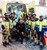 Servicios de emergencia asisten un parto en una vivienda, en Lorca