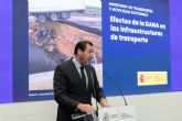 Oscar Puente explica que las principales carreteras, tres líneas de Cercanías y la línea de alta velocidad en Valencia están gravemente dañadas por la DANA