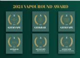 Geekvape y Geekbar brillan en los Vapouround Awards 2024, asegurando seis prestigiosos galardones en total