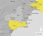 La Agencia Estatal de Meteorología emitió aviso por lluvia (20 litros en una hora) y tormentas esta tarde en el Guadalentín y Campo de Cartagena y Mazarrón