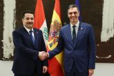 Pedro Sánchez destaca el excelente estado de las relaciones bilaterales entre España e Irak y el firme compromiso de ambos países en profundizarlas