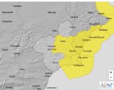 La Agencia Estatal de meteorologa actualiza aviso de fenmenos adversos de nivel amarillo por viento y fenmenos costeros para hoy da 9