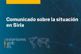 El Gobierno llama a la transicin poltica pacfica en Siria